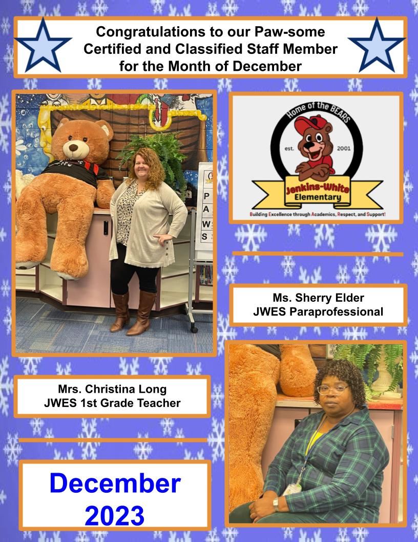 Staff of the Month for December